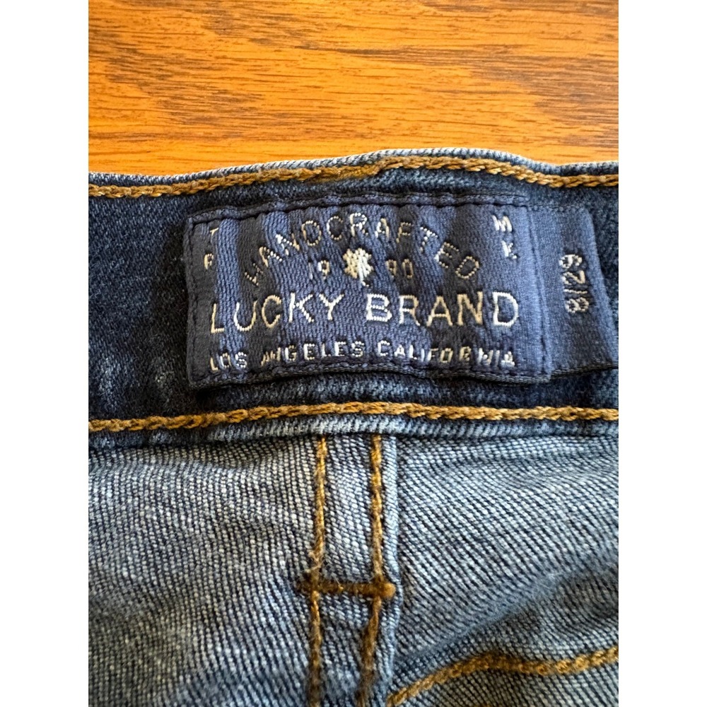 Lucky Brand Brooke Flare Jeans Womens 8/29 Dark Wash Blue Denim Y2K Festival - Picture 4 of 10